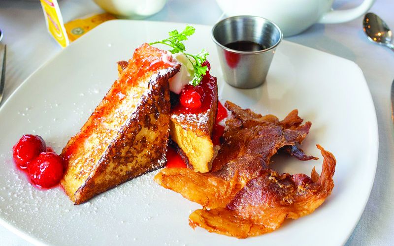 Deep fried peanut butter and strawberry jam sandwich You & I